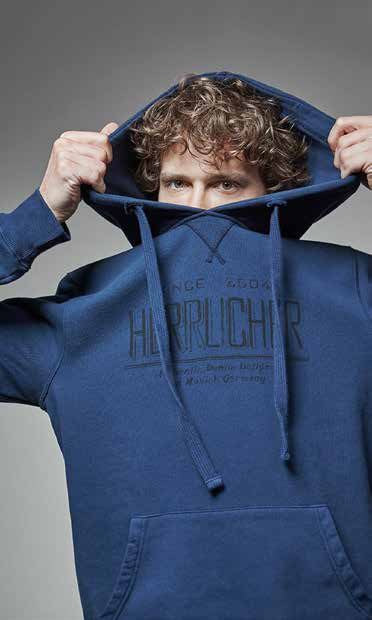 Hey Mann, damit brauchst du dich nicht zu verstecken: Sweatshirt mit Kapuze von Herrlicher Hey Mann, damit brauchst du dich nicht zu verstecken: Sweatshirt mit Kapuze von Herrlicher
